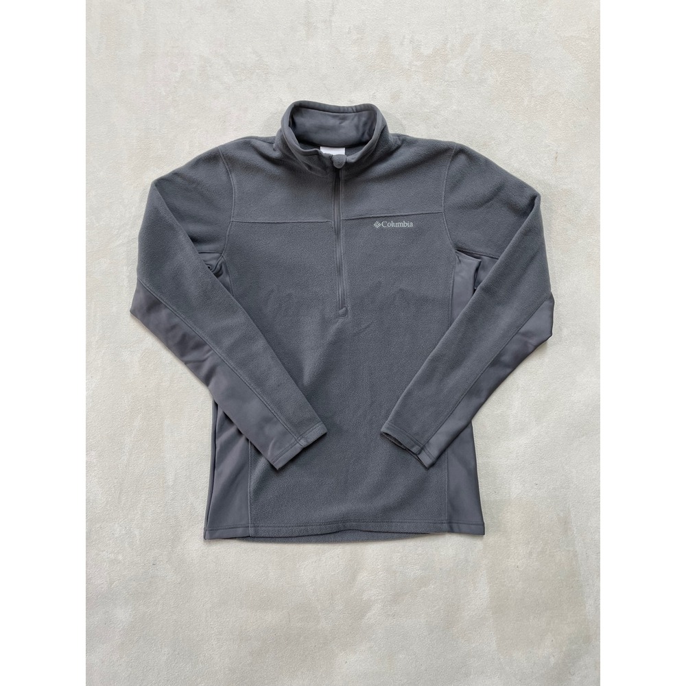 Columbia Mens XS Gray Fleece Quarter Zip Pullover Sweater XO0371 1837931